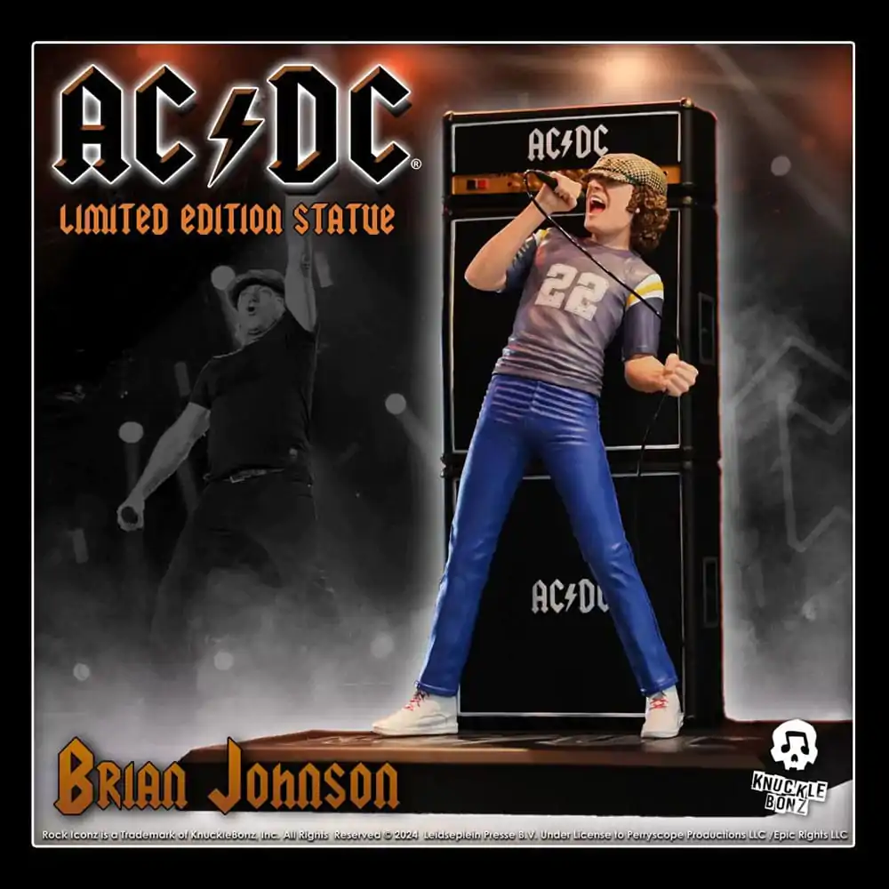 AC/DC Rock Iconz Statue Brian Johnson 23 cm termékfotó