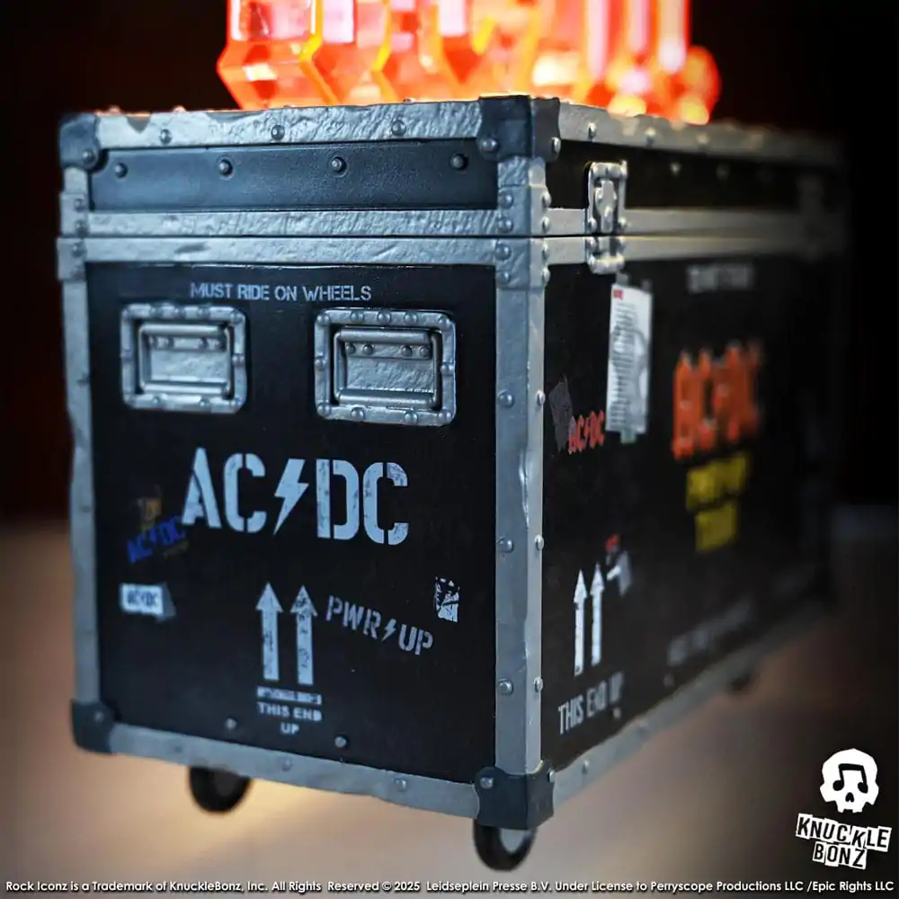 AC/DC Rock Ikonz On Tour PWR UP Tour Road Case szobor figura termékfotó