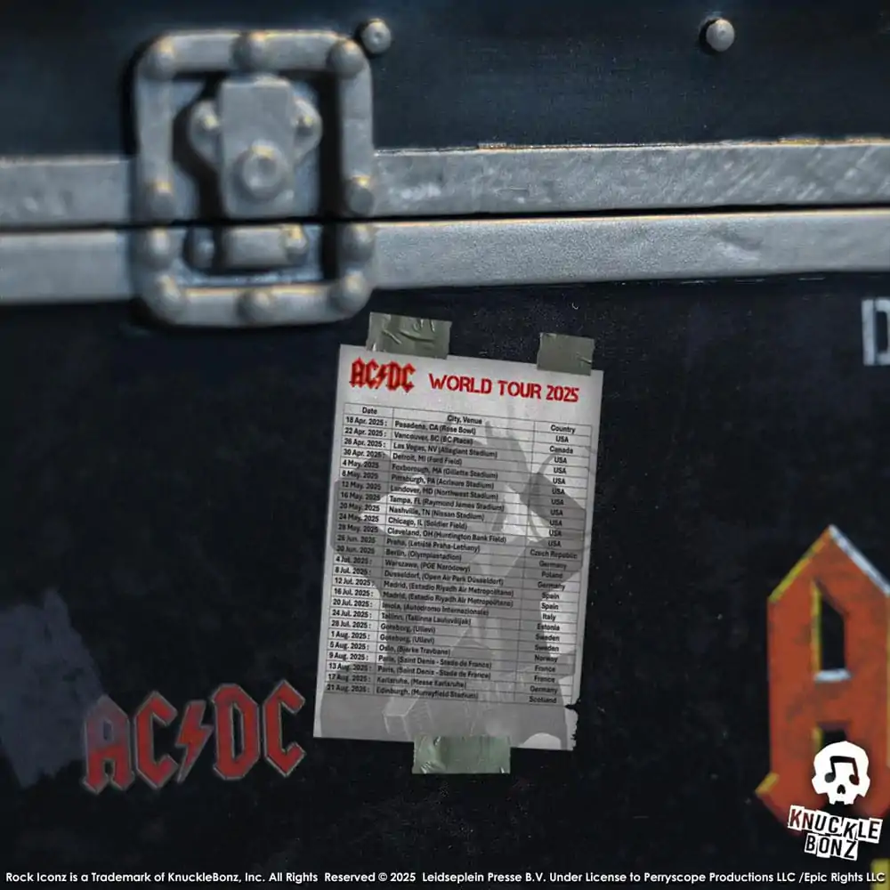 AC/DC Rock Ikonz On Tour PWR UP Tour Road Case szobor figura termékfotó