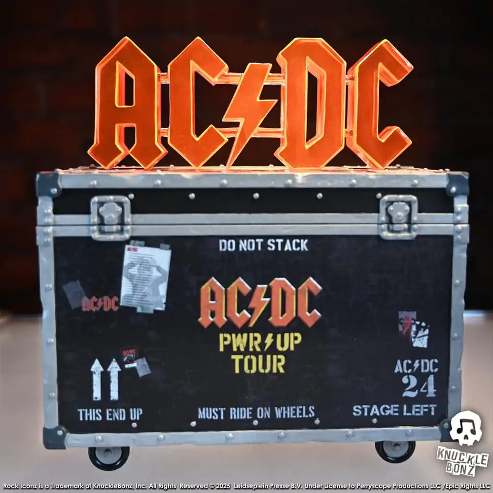 AC/DC Rock Ikonz On Tour PWR UP Tour Road Case szobor figura termékfotó