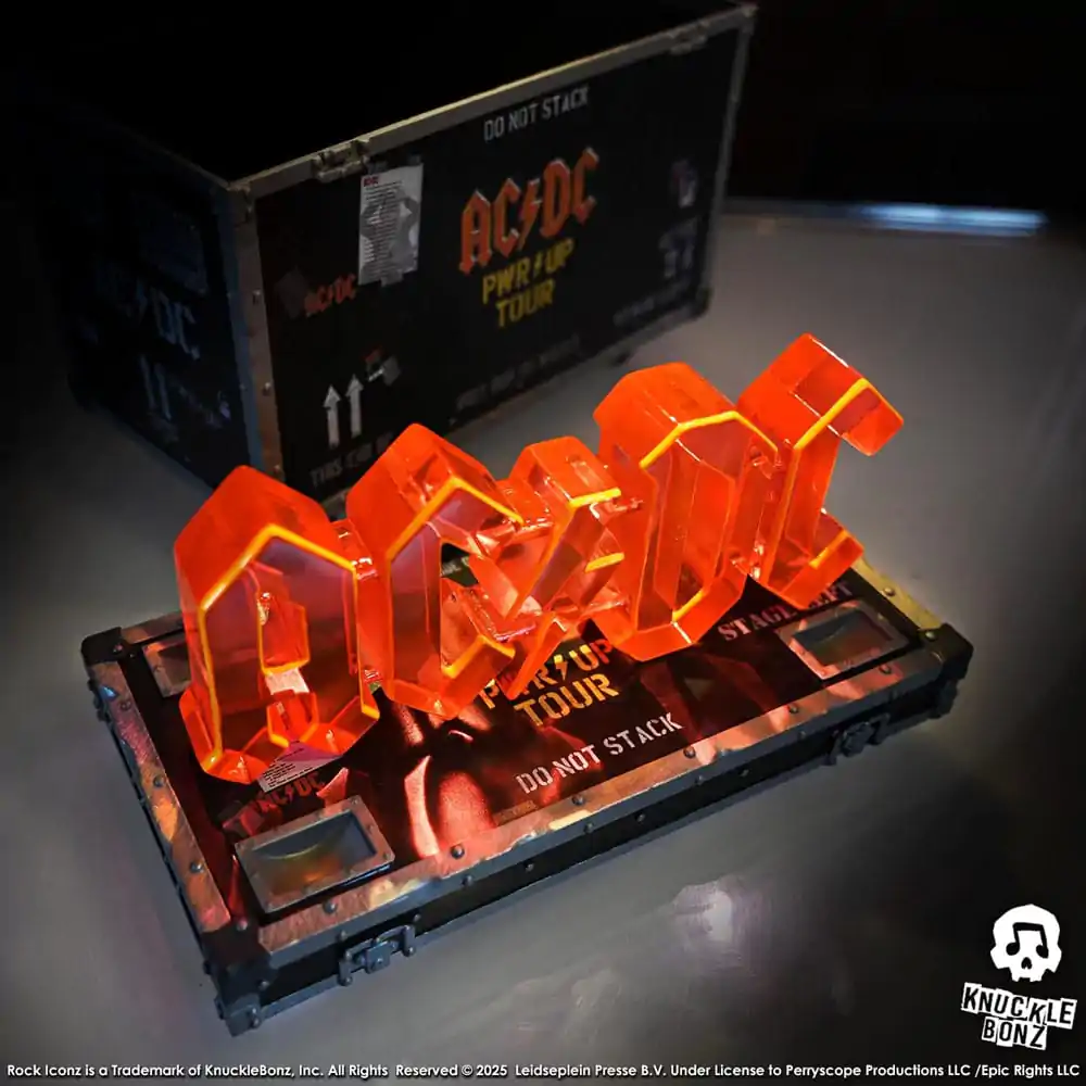 AC/DC Rock Ikonz On Tour PWR UP Tour Road Case szobor figura termékfotó