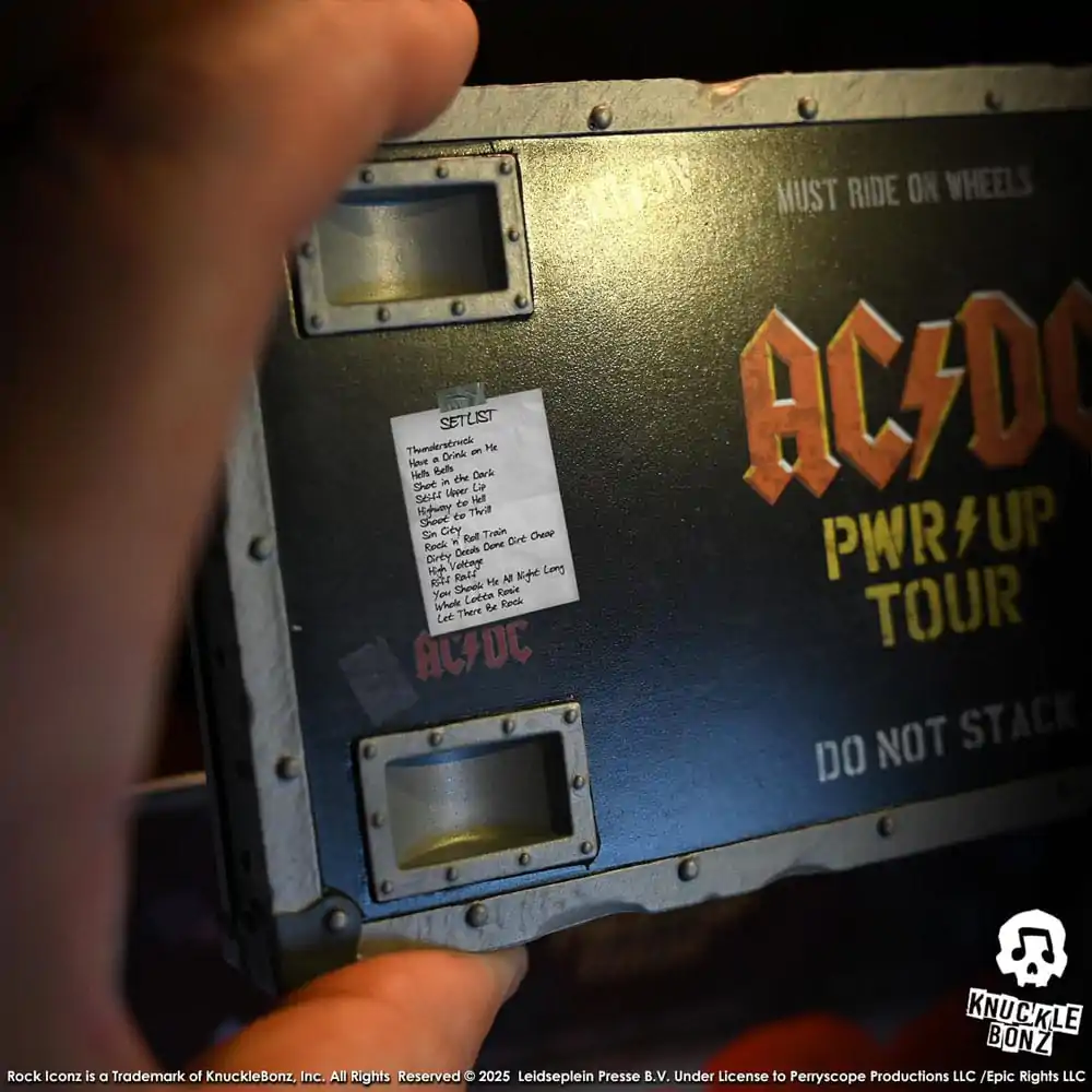 AC/DC Rock Ikonz On Tour PWR UP Tour Road Case szobor figura termékfotó
