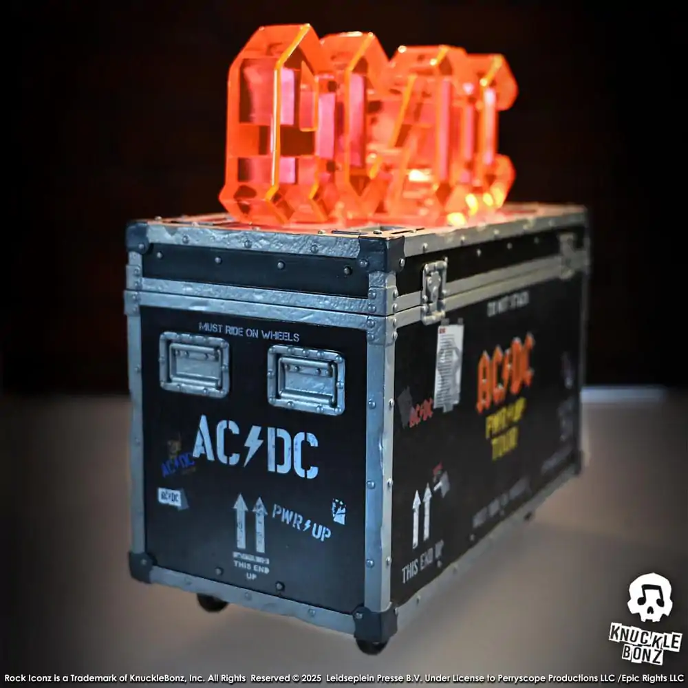 AC/DC Rock Ikonz On Tour PWR UP Tour Road Case szobor figura termékfotó