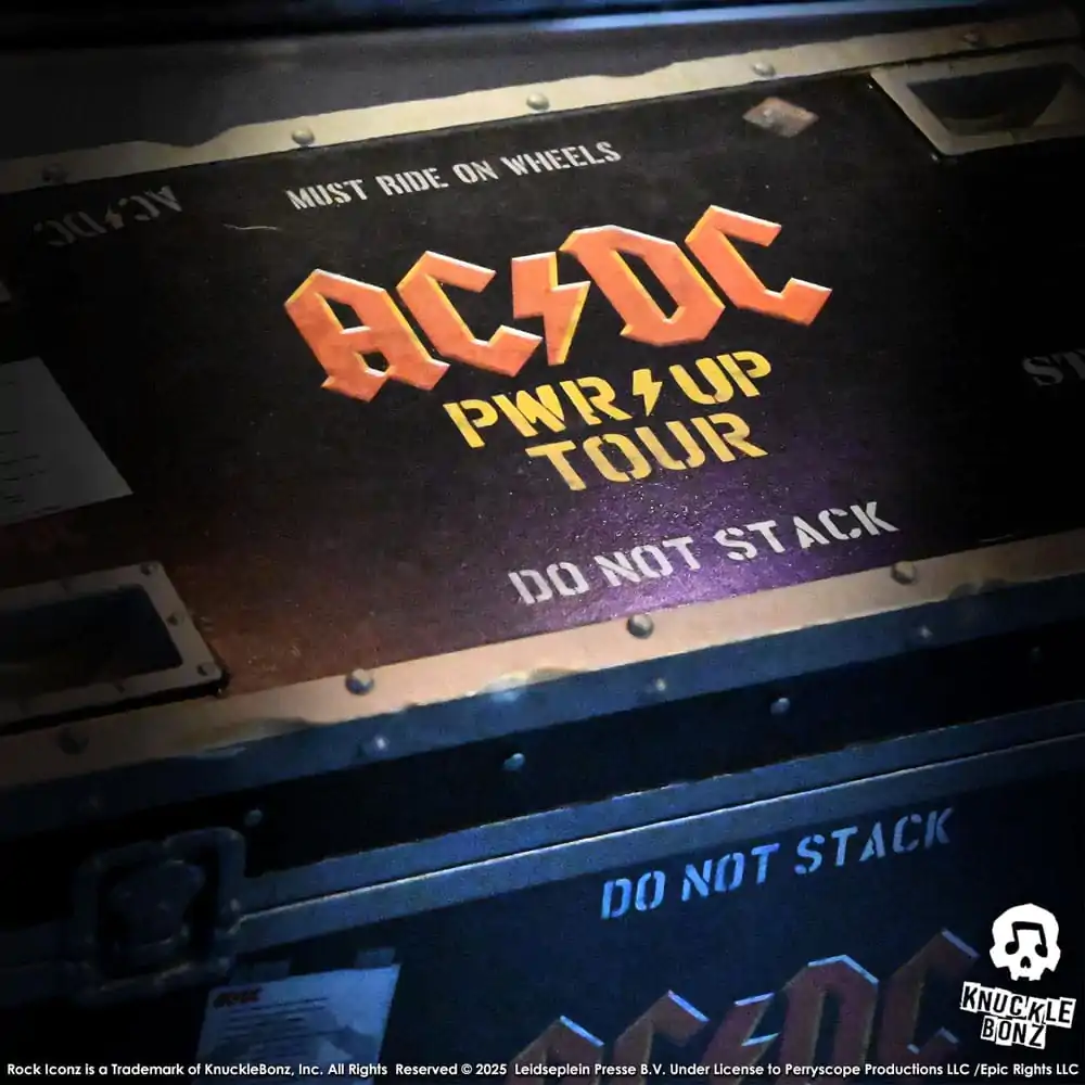 AC/DC Rock Ikonz On Tour PWR UP Tour Road Case szobor figura termékfotó