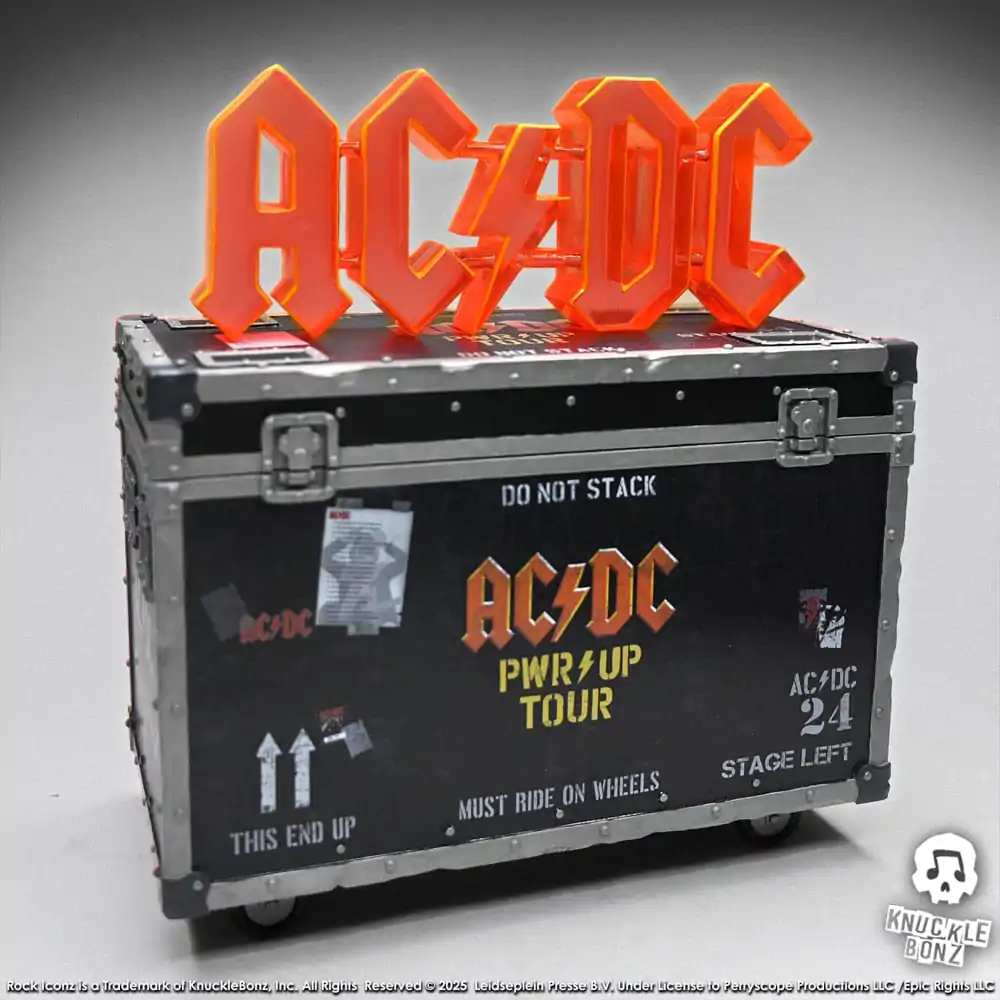 AC/DC Rock Ikonz On Tour PWR UP Tour Road Case szobor figura termékfotó