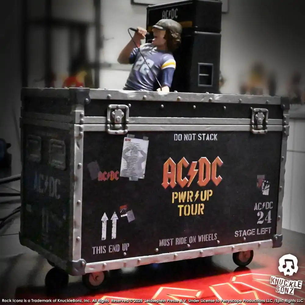 AC/DC Rock Ikonz On Tour PWR UP Tour Road Case szobor figura termékfotó