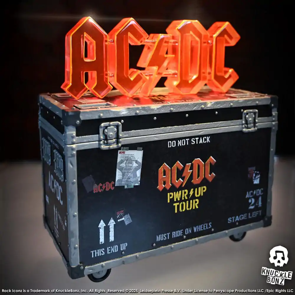 AC/DC Rock Ikonz On Tour PWR UP Tour Road Case szobor figura termékfotó