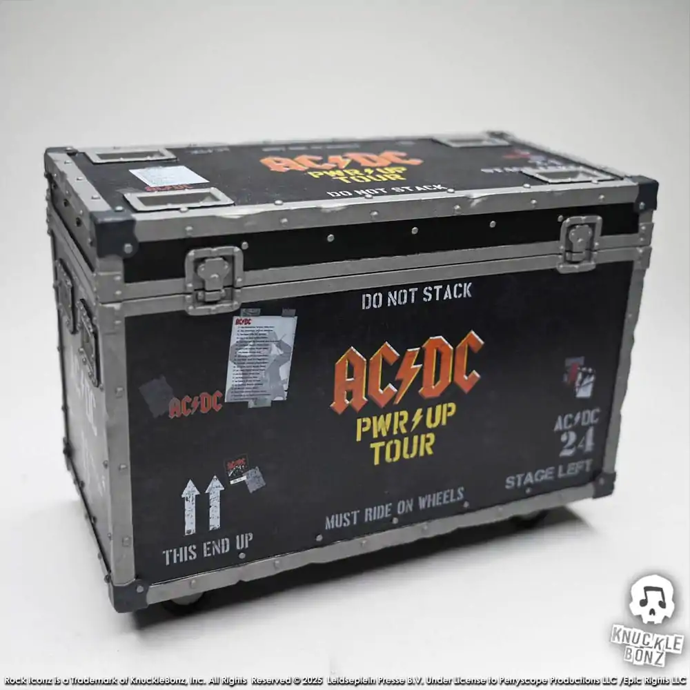 AC/DC Rock Ikonz On Tour PWR UP Tour Road Case szobor figura termékfotó