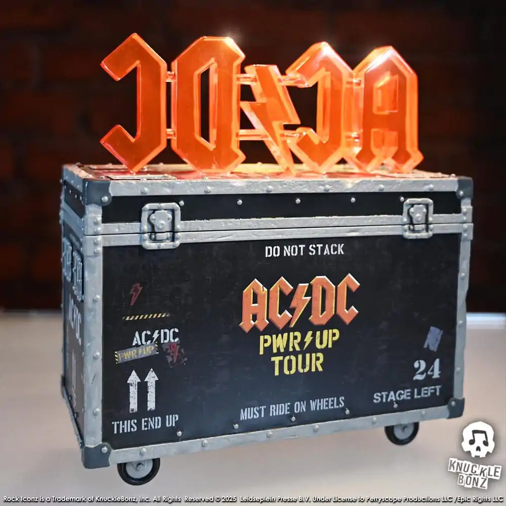 AC/DC Rock Ikonz On Tour PWR UP Tour Road Case szobor figura termékfotó