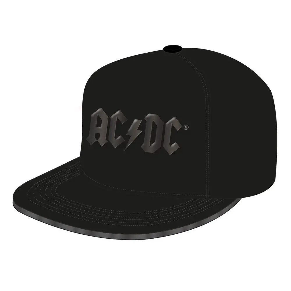 AC/DC Shiny Black Logo baseball sapka termékfotó