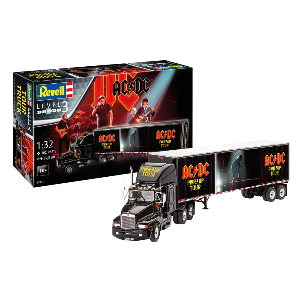 AC/DC Tour Truck & Trailer modell készlet ajándékcsomag 55 cm termékfotó