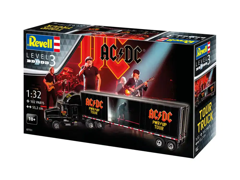 AC/DC Tour Truck & Trailer modell készlet ajándékcsomag 55 cm termékfotó