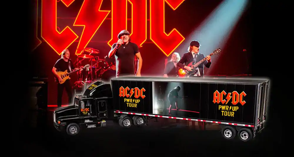 AC/DC Tour Truck & Trailer modell készlet ajándékcsomag 55 cm termékfotó