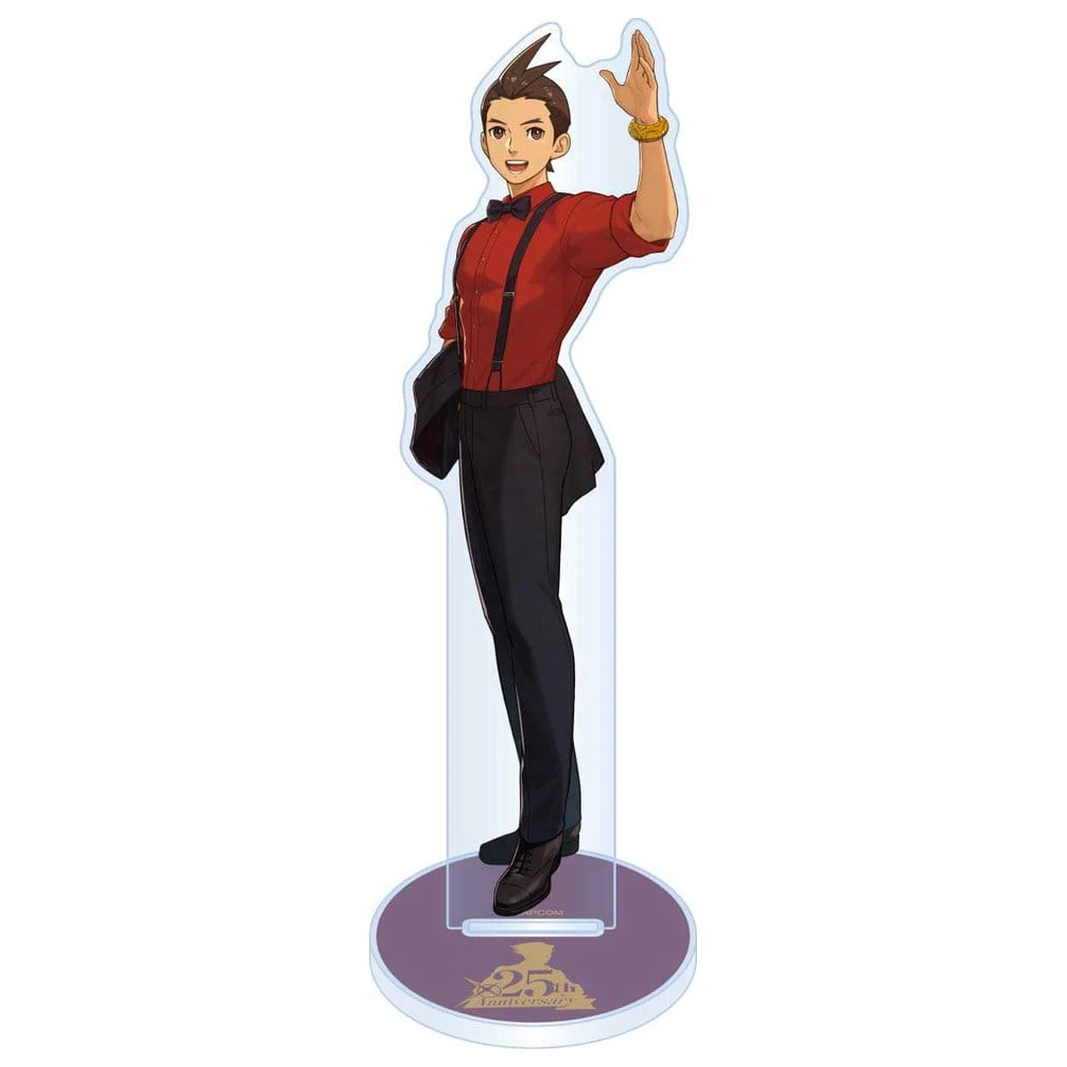 Ace Attorney 25th Anniversary akril figura Apollo Justice Main Visual termékfotó