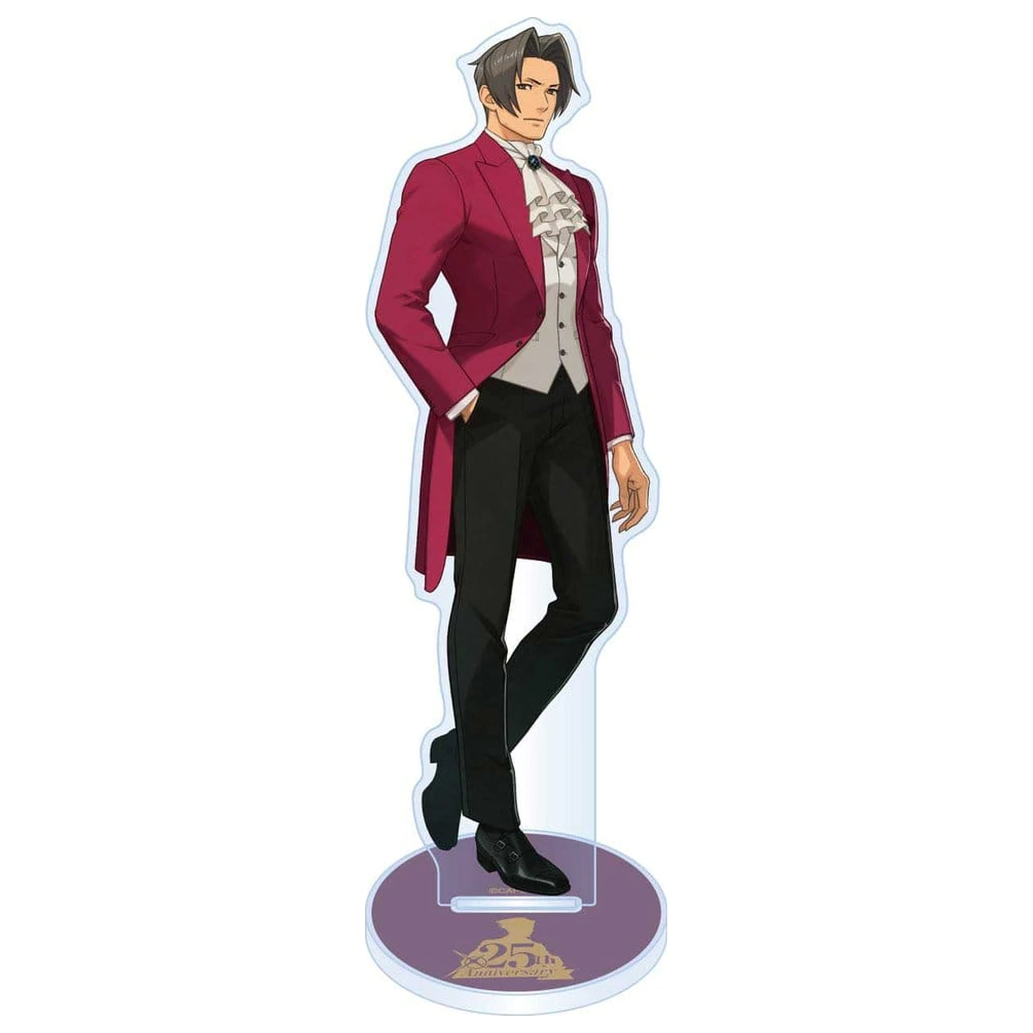 Ace Attorney 25th Anniversary akril figura Miles Edgeworth Main Visual termékfotó