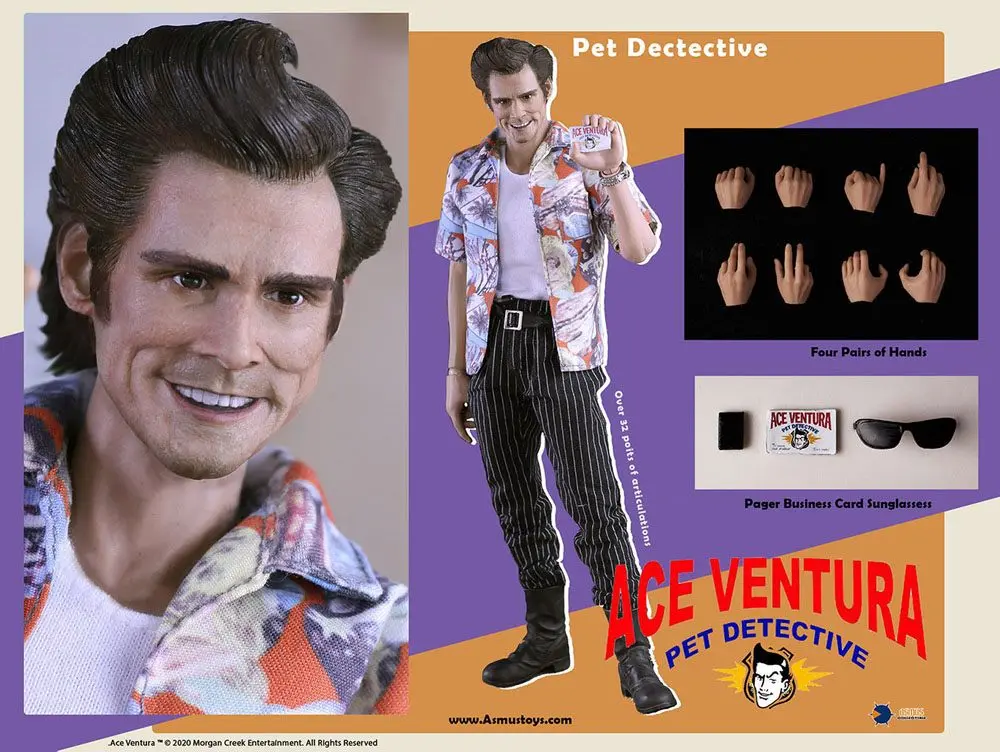 Ace Ventura: Pet Detective akciófigura 1/6 Ace Ventura 30 cm termékfotó