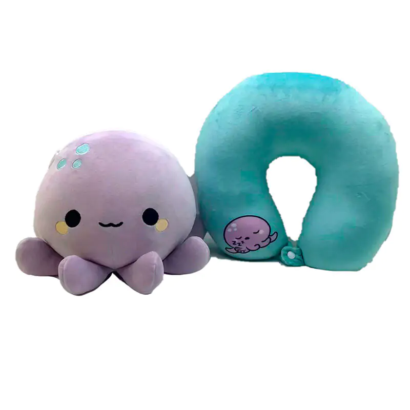 Adoramals Octopus Swapseazzz travel pillow + plush toy termékfotó