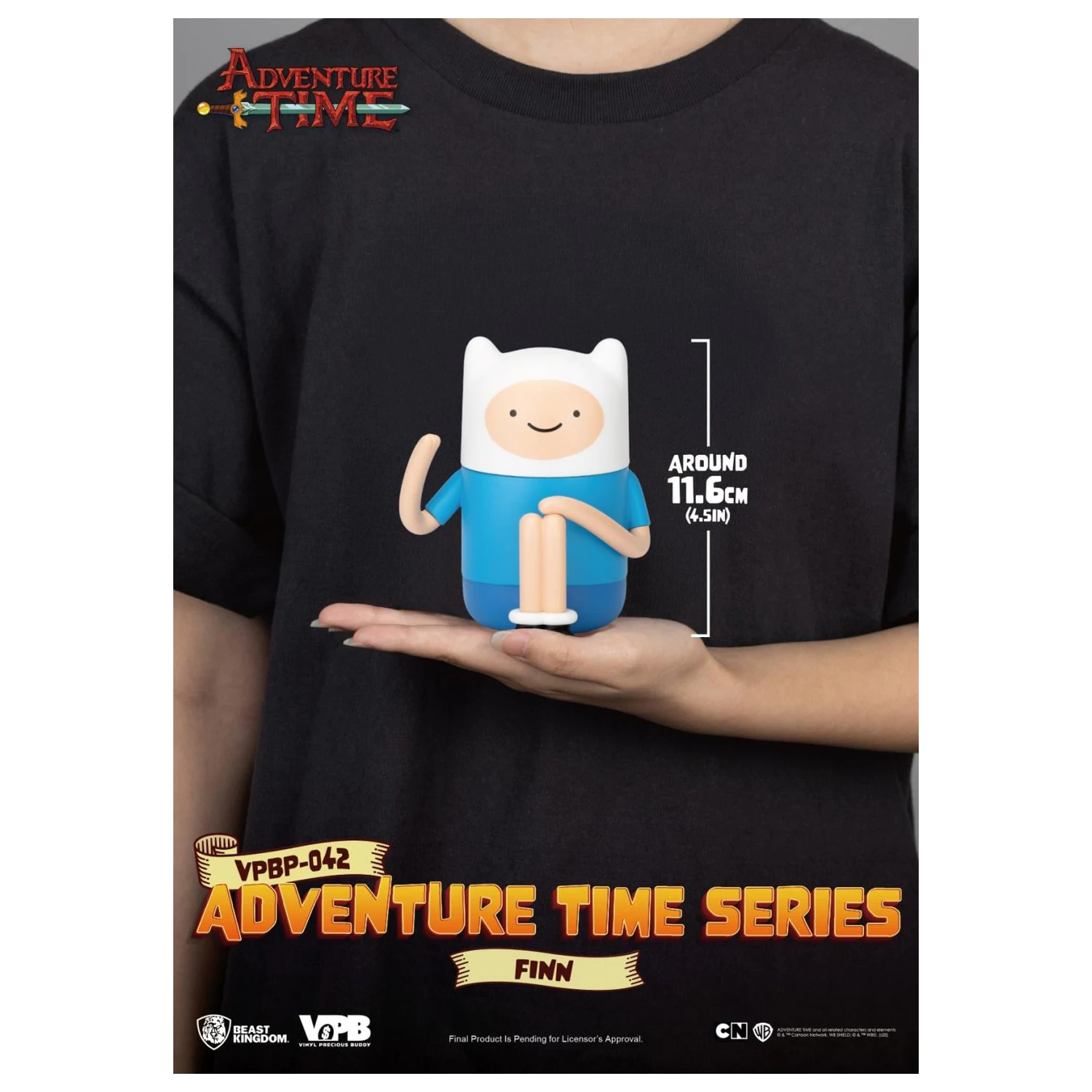 Adventure Time Finn Vinyl persely figura 11.6cm termékfotó