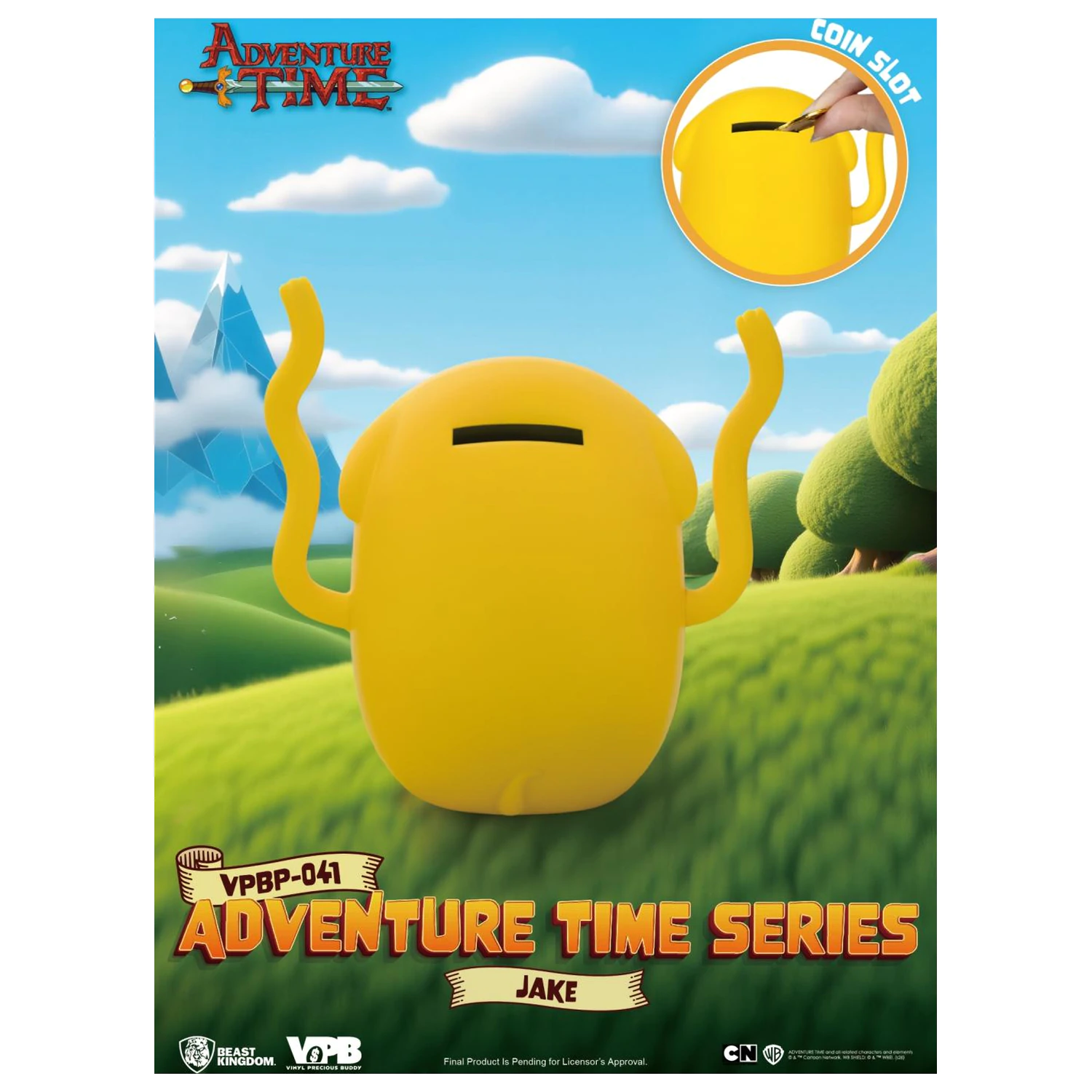 Adventure Time Jake Vinyl persely figura 12.2cm termékfotó