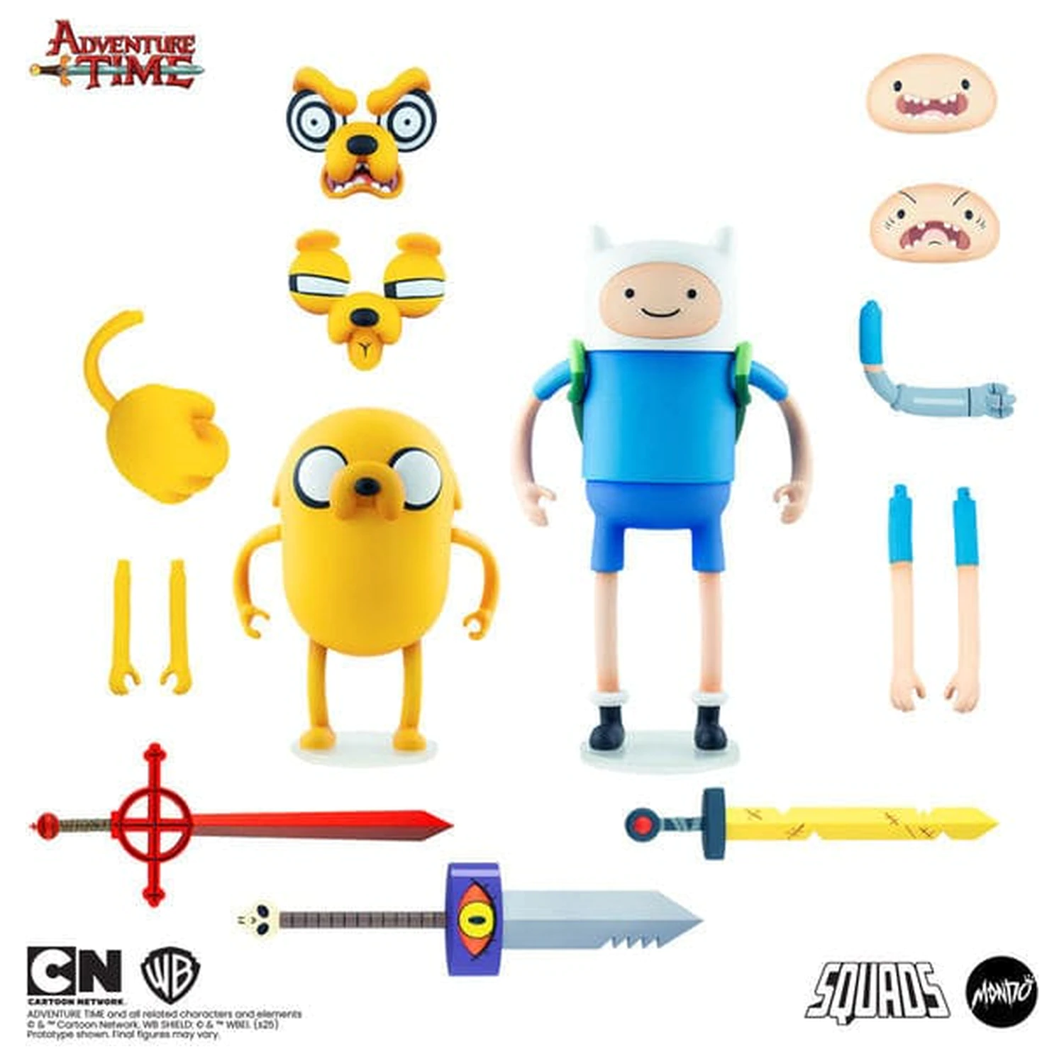 Adventure Time Soft Vinyl figura Jake & Finn 21 cm termékfotó