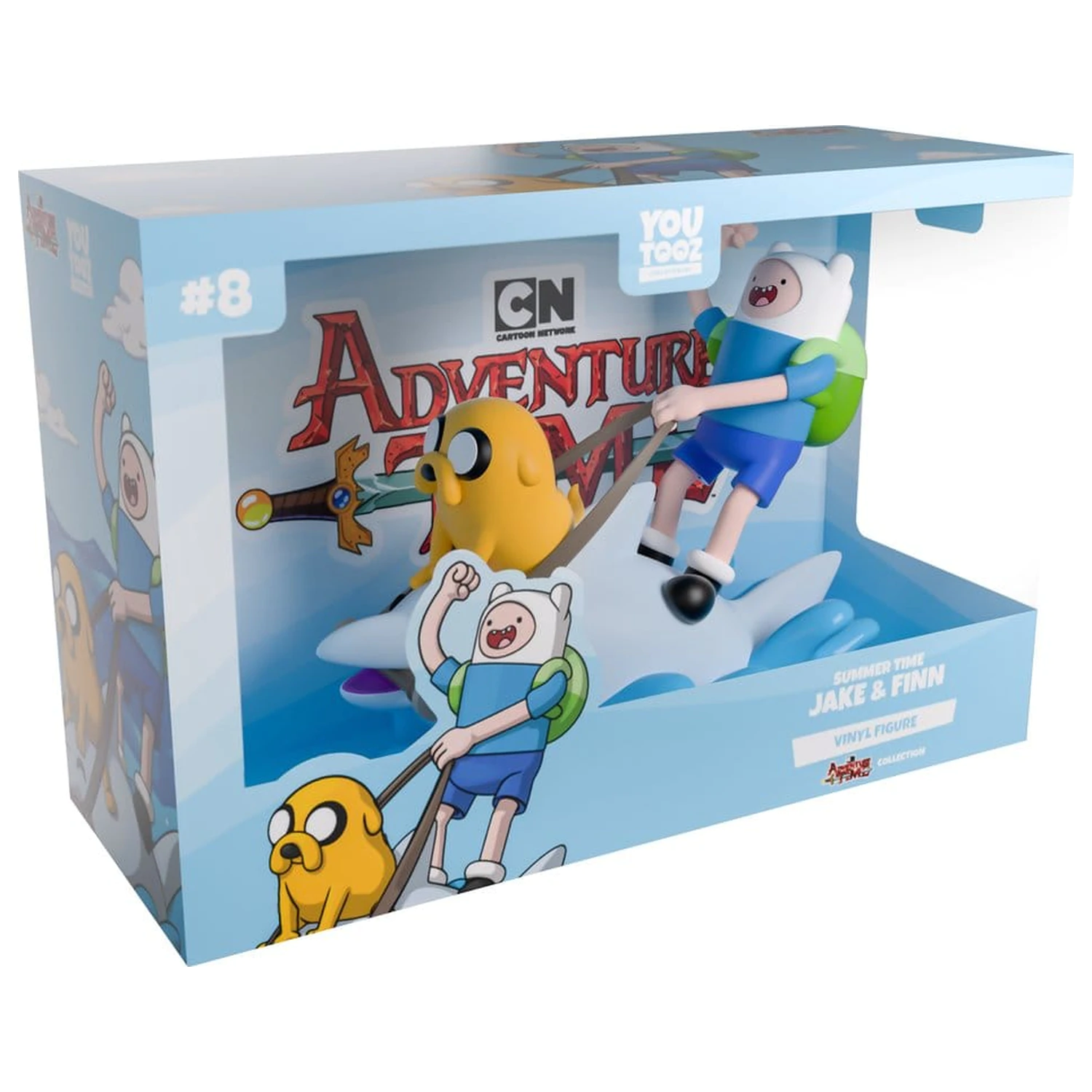 Adventure Time Vinyl figura Jake & Finn Summertime 13 cm termékfotó