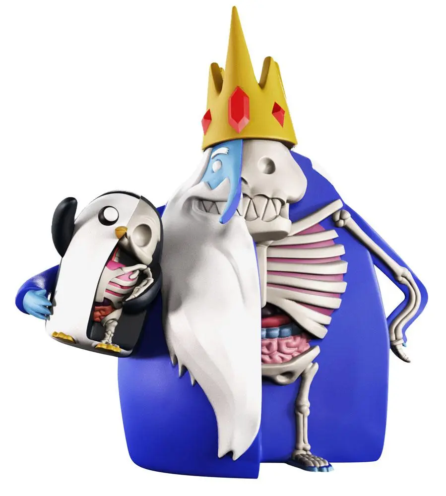 Adventure Time XXRAY PLUS Ice King &amp; Gunter 2 db-os figura csomag 11-21 cm termékfotó