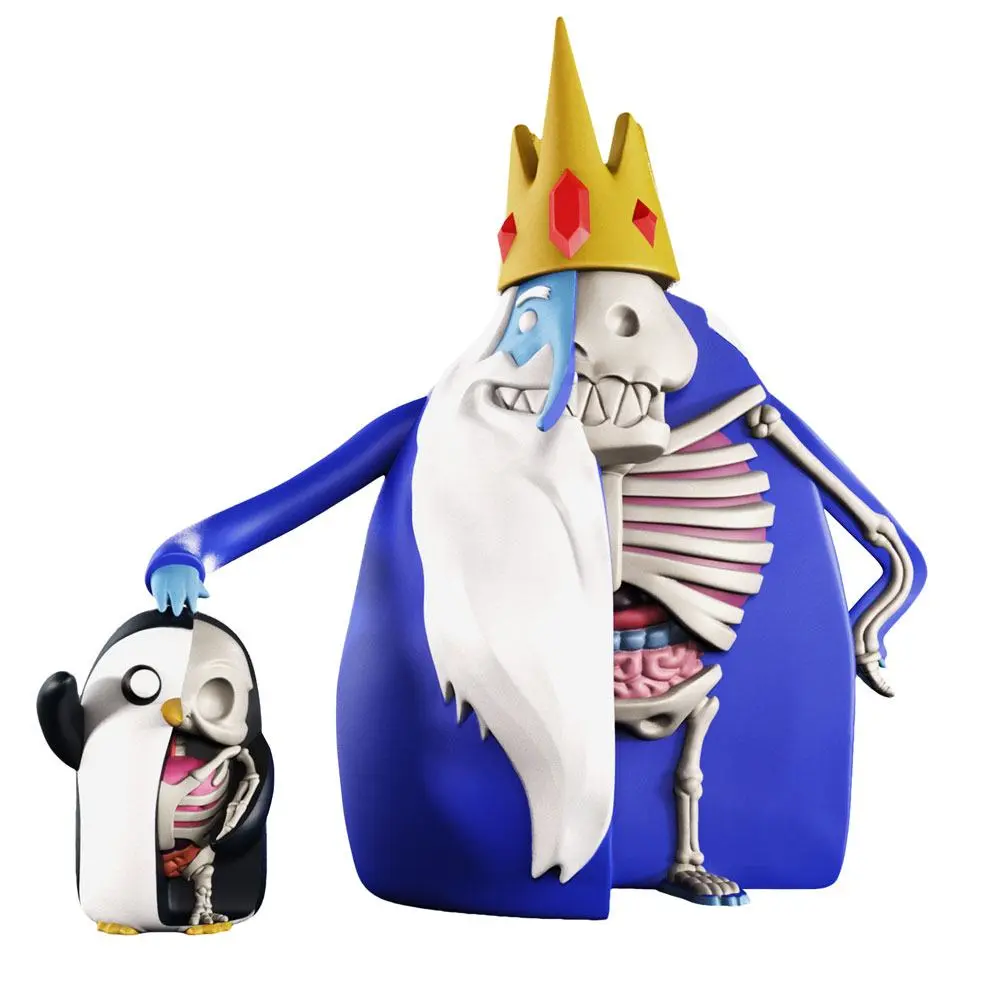 Adventure Time XXRAY PLUS Ice King &amp; Gunter 2 db-os figura csomag 11-21 cm termékfotó