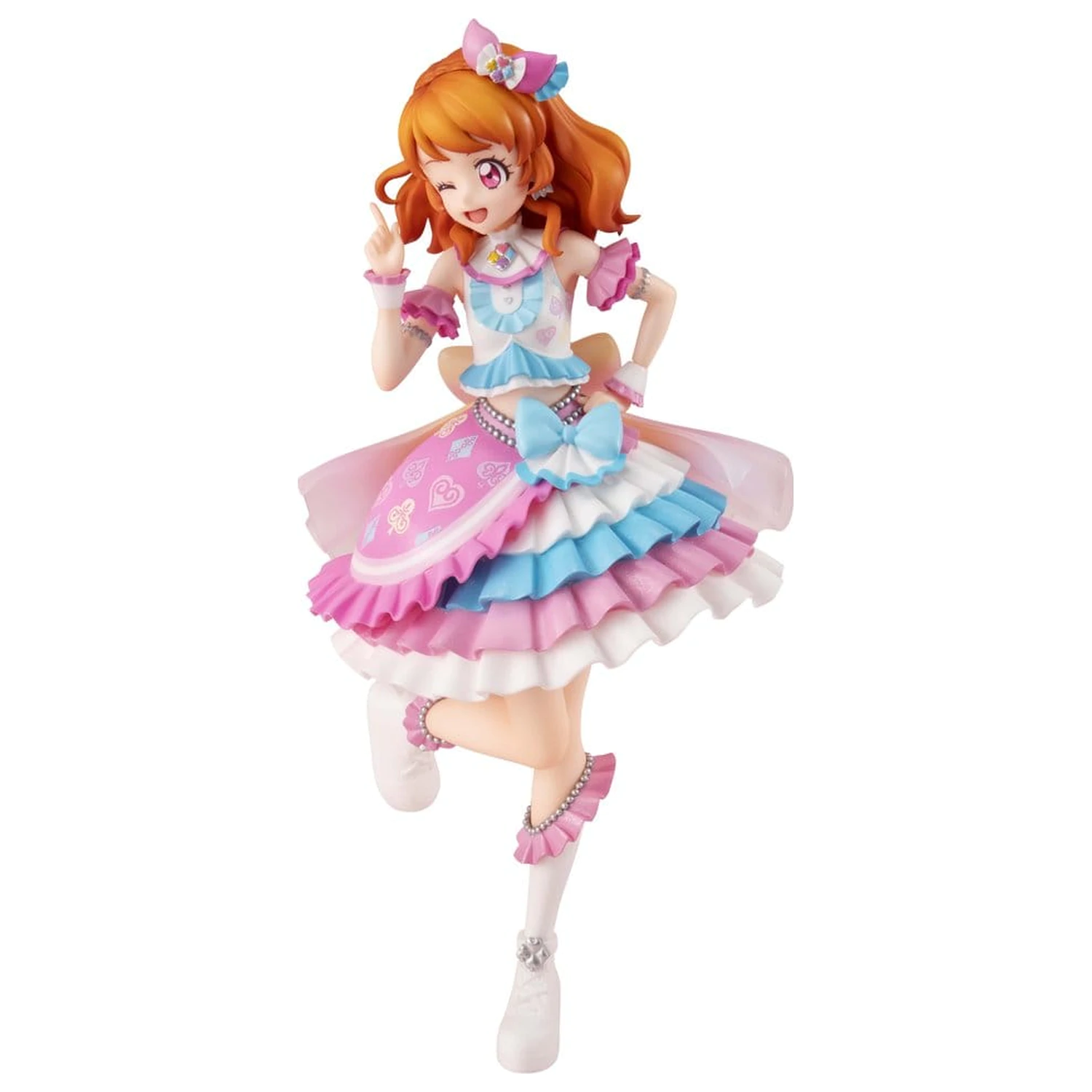  Aikatsu! x Pripara The Movie Miraculous Meeting Lucrea Lite Akari Ozora 1PVC szobor figura 8 cm      termékfotó