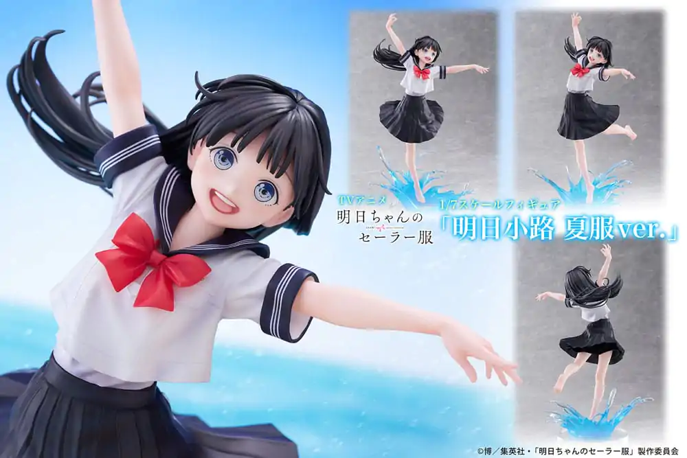 Akebi's Sailor Uniform 1/7 Komichi Akebi Summer uniform Ver. szobor figura 26 cm termékfotó
