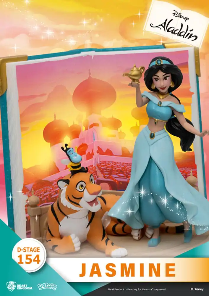 Aladdin Book Series D-Stage Jasmine PVC Diorama szobor figura 15 cm termékfotó
