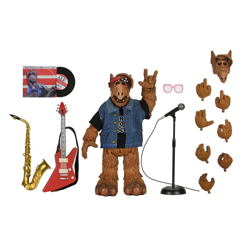 Alf - Alf Born To Rock Alf Ultimate figura 18cm termékfotó