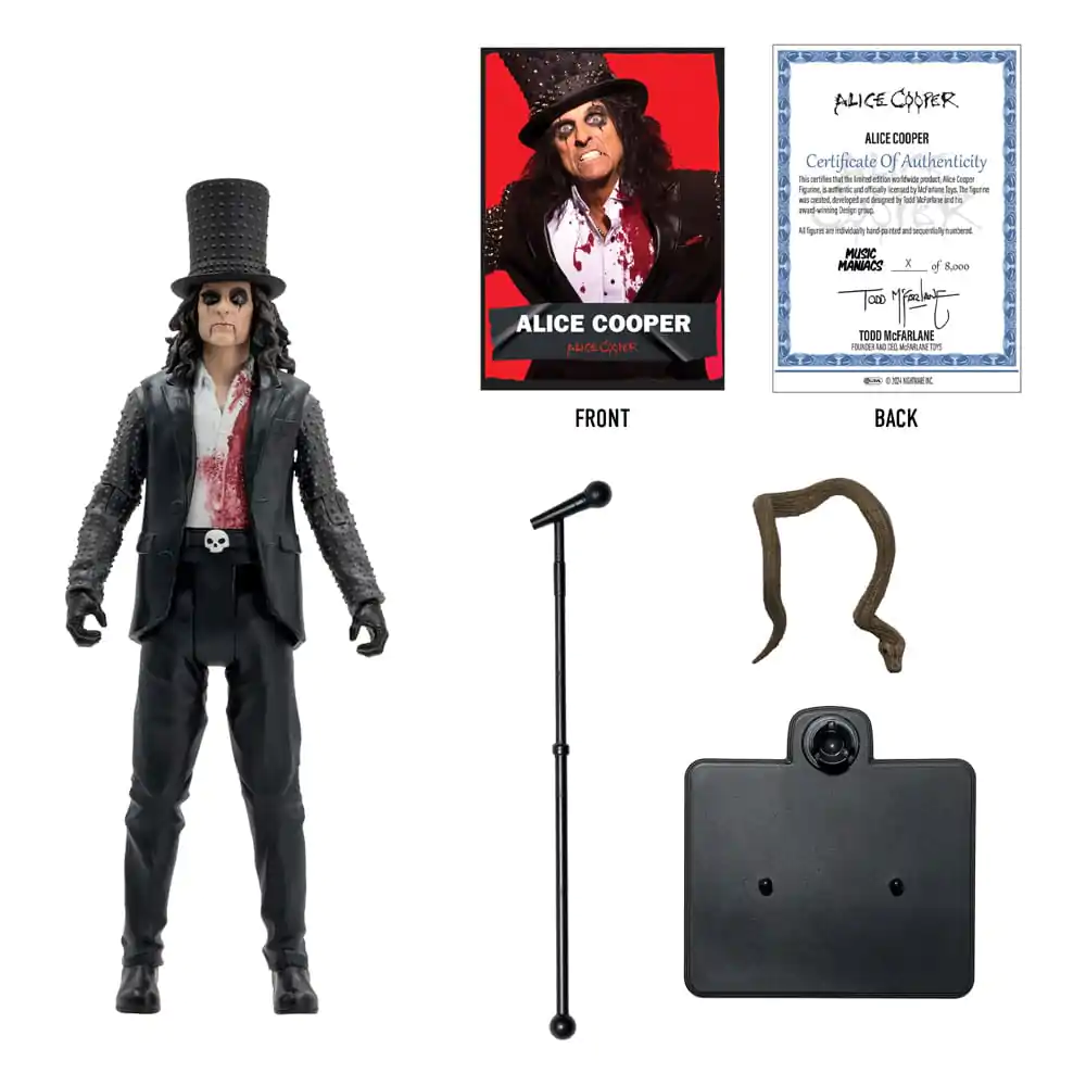 Alice Cooper Metal Music Maniacs Alice Cooper akciófigura 15 cm termékfotó