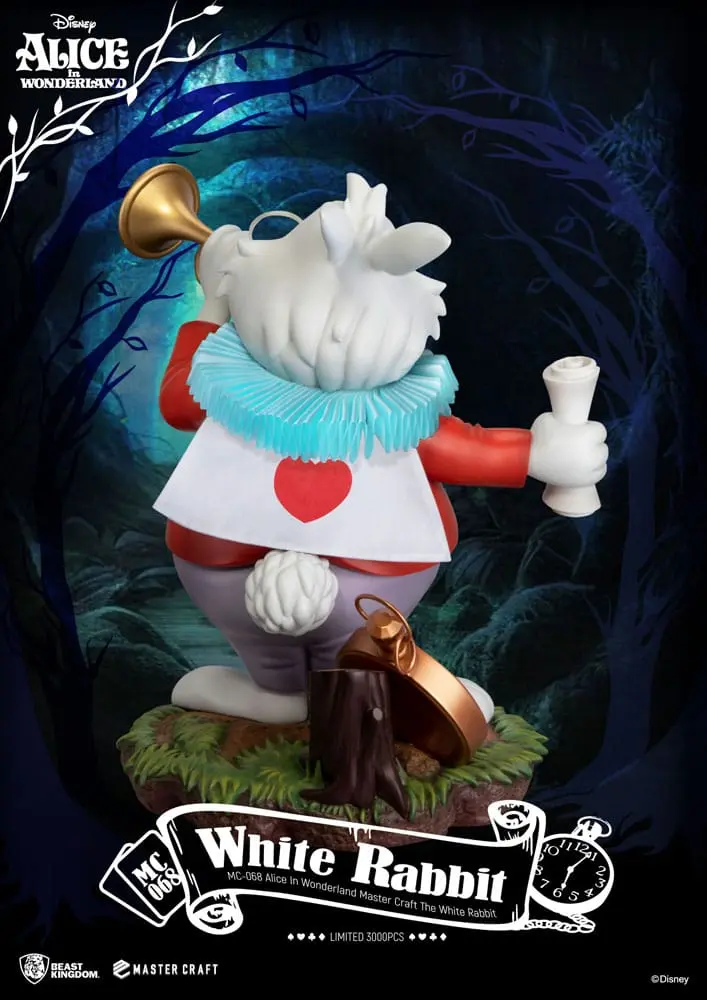 Alice Csodaországban Master Craft The White Rabbit szobor figura 36 cm termékfotó