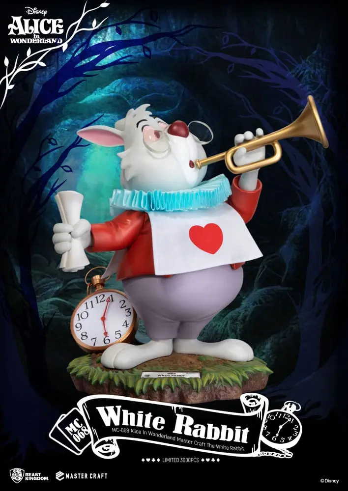 Alice Csodaországban Master Craft The White Rabbit szobor figura 36 cm termékfotó