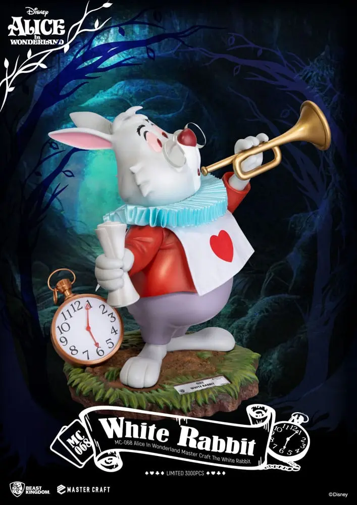 Alice Csodaországban Master Craft The White Rabbit szobor figura 36 cm termékfotó