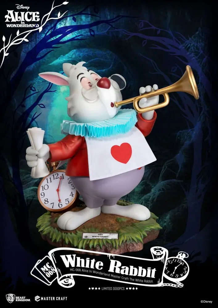 Alice Csodaországban Master Craft The White Rabbit szobor figura 36 cm termékfotó
