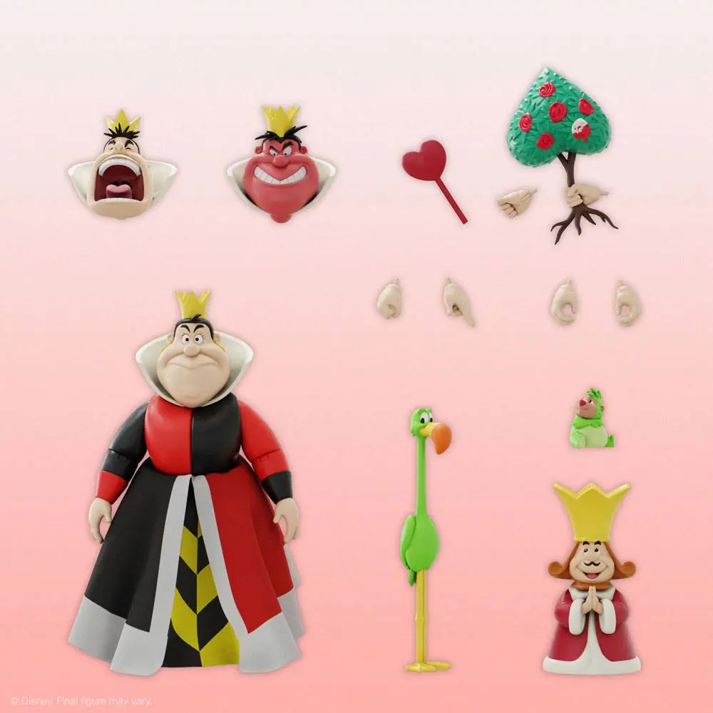 Alice in Wonderland Disney Ultimates Queen of Hearts akciófigura 18 cm termékfotó