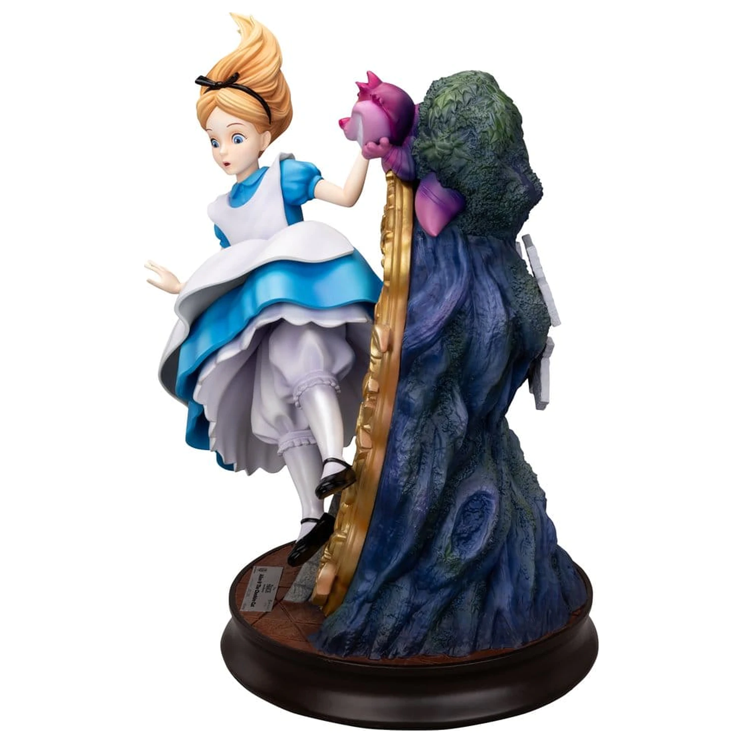 Alice in Wonderland Master Craft Alice & The Cheshire Cat szobor figura 40 cm termékfotó