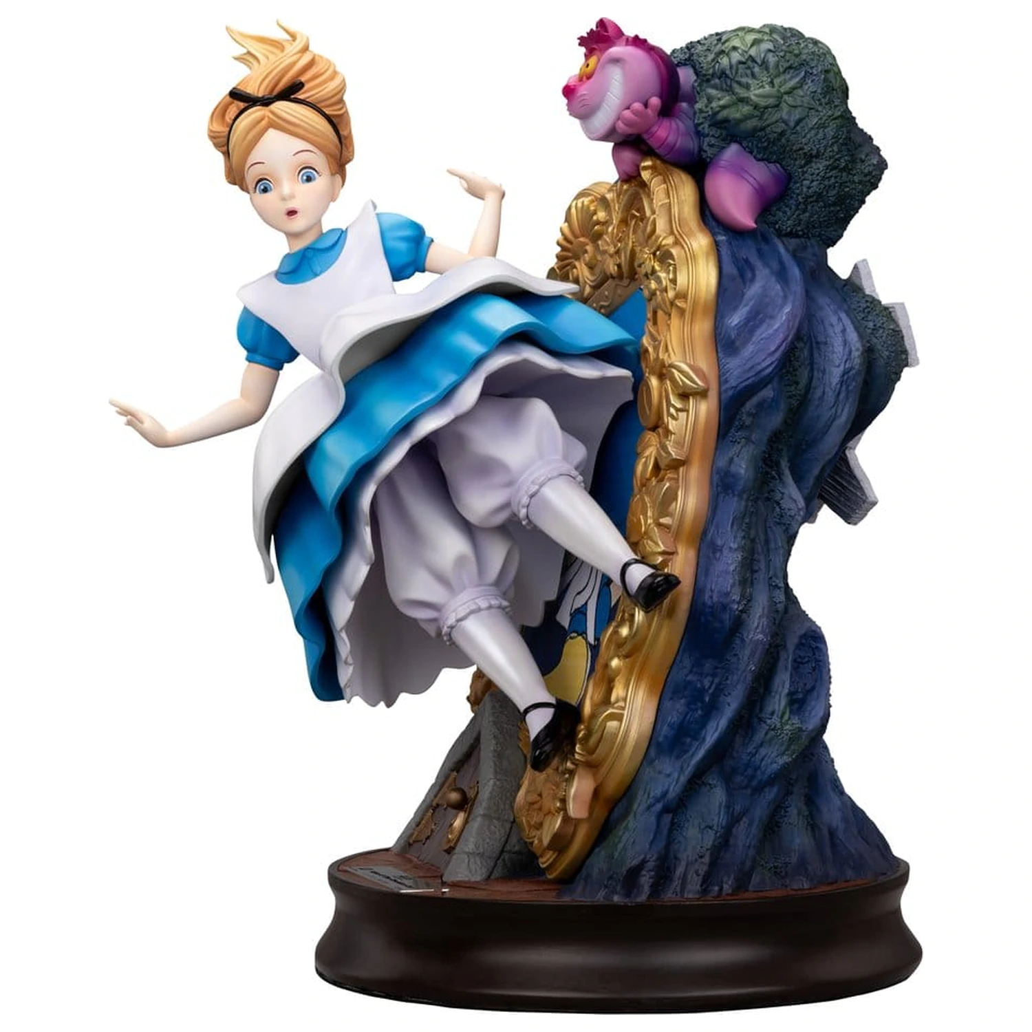 Alice in Wonderland Master Craft Alice & The Cheshire Cat szobor figura 40 cm termékfotó