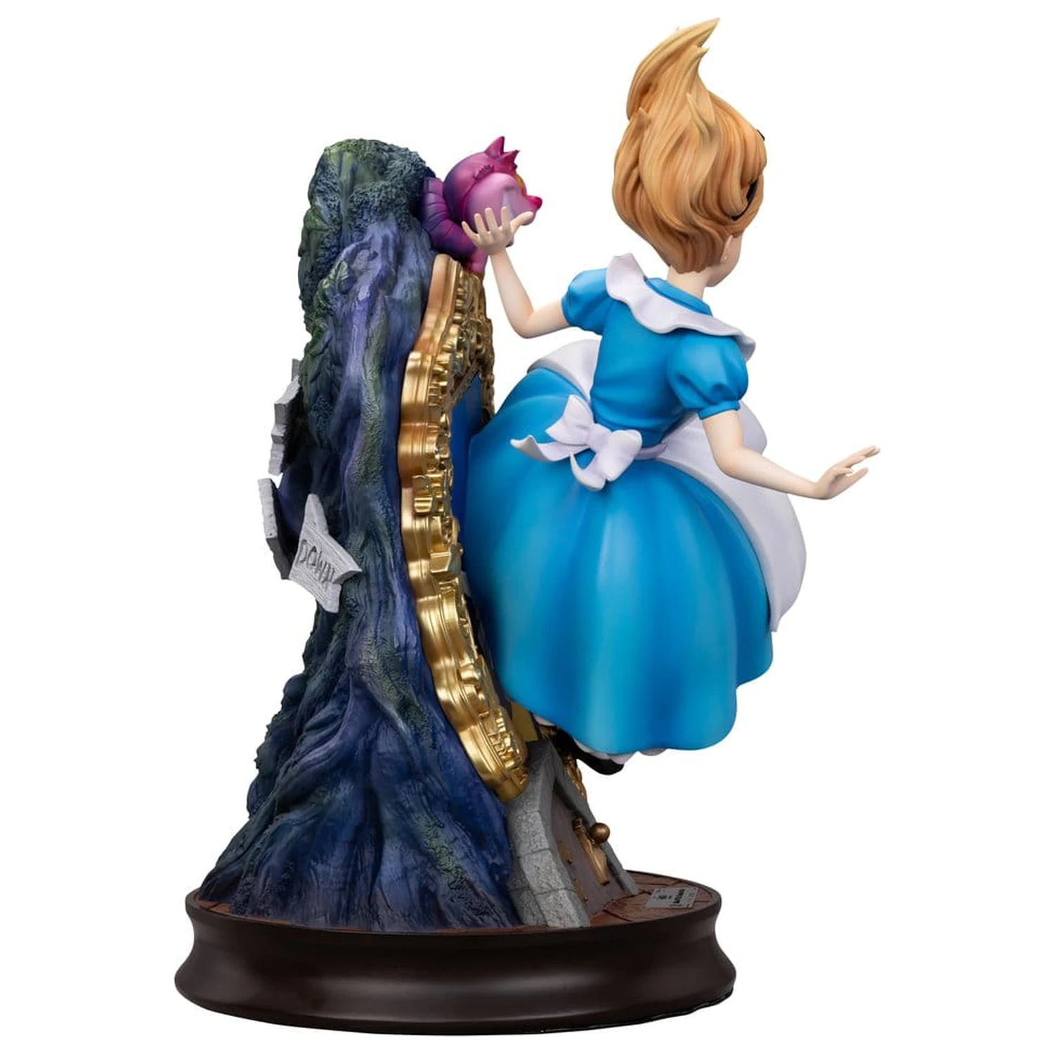 Alice in Wonderland Master Craft Alice & The Cheshire Cat szobor figura 40 cm termékfotó