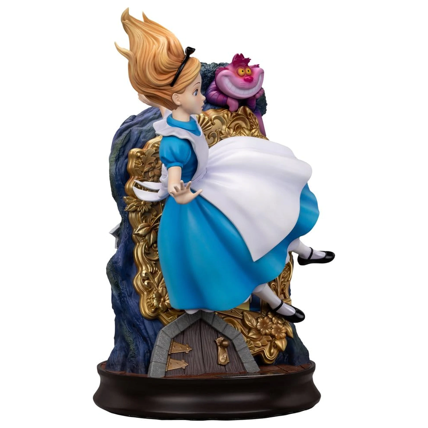 Alice in Wonderland Master Craft Alice & The Cheshire Cat szobor figura 40 cm termékfotó