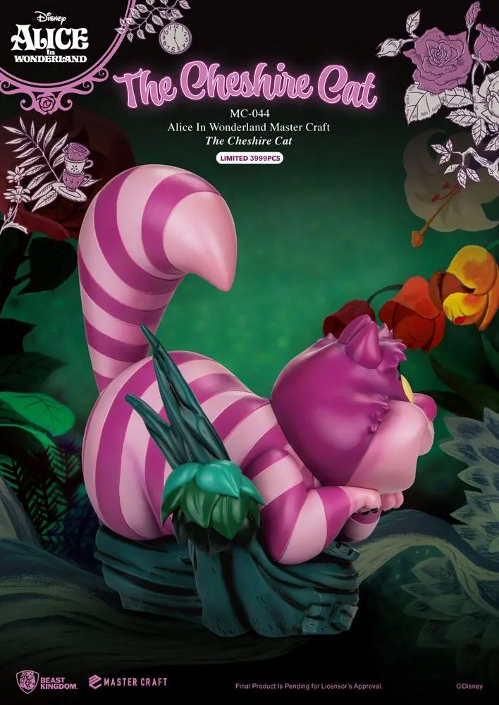 Alice In Wonderland Master Craft The Cheshire Cat szobor figura 36 cm termékfotó