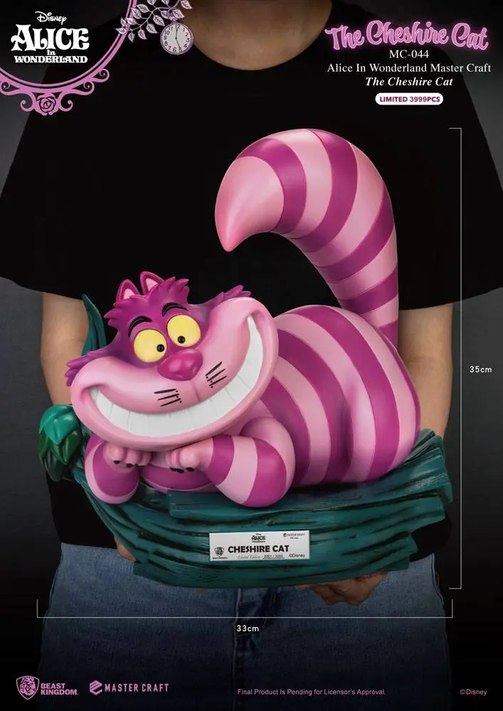 Alice In Wonderland Master Craft The Cheshire Cat szobor figura 36 cm termékfotó