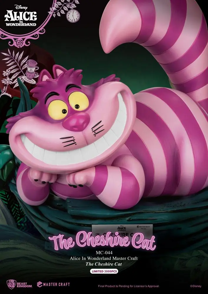Alice In Wonderland Master Craft The Cheshire Cat szobor figura 36 cm termékfotó