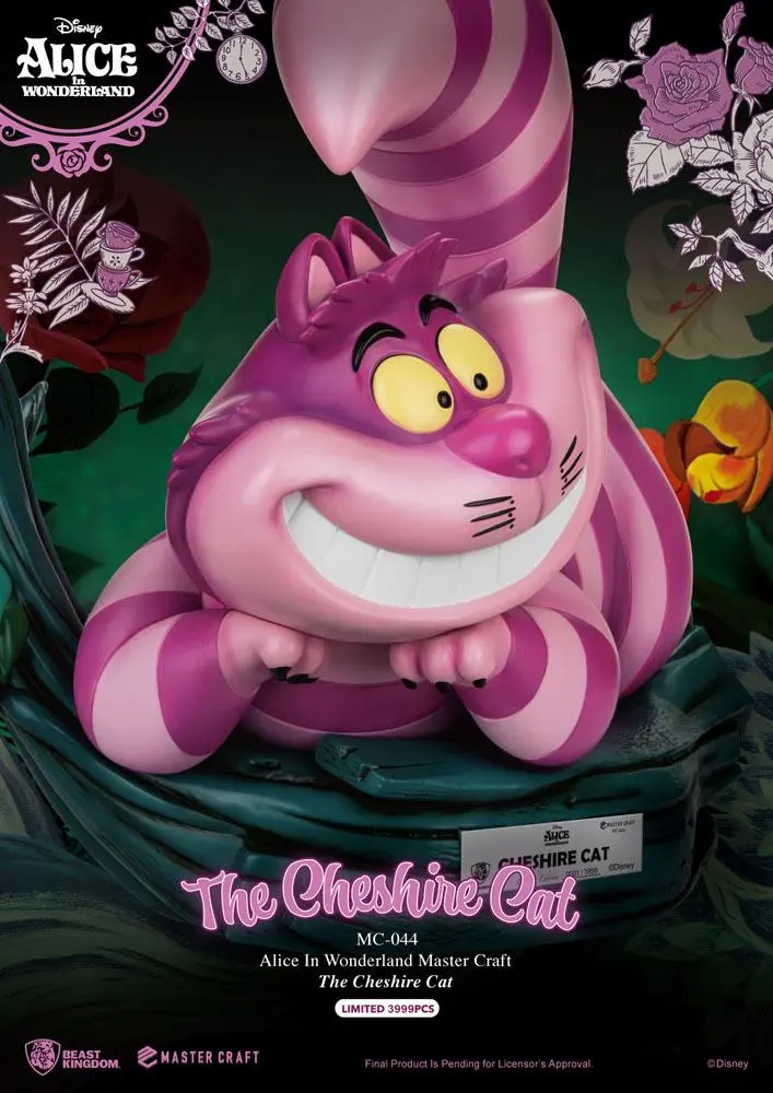 Alice In Wonderland Master Craft The Cheshire Cat szobor figura 36 cm termékfotó