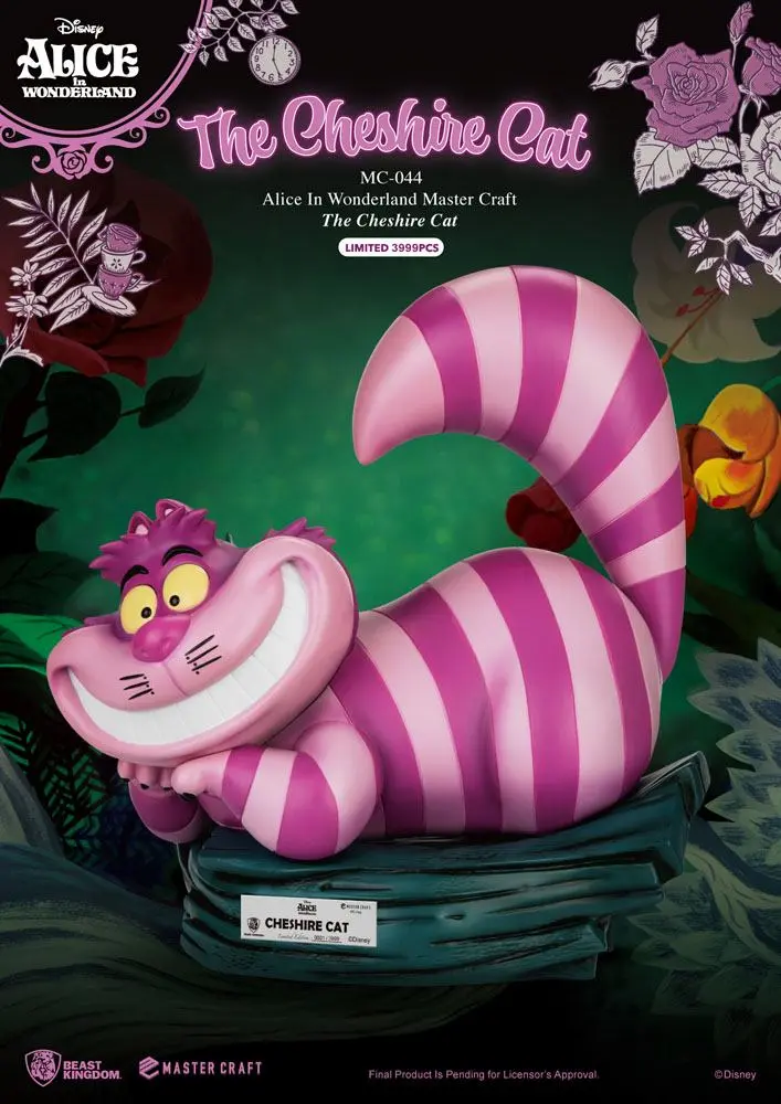 Alice In Wonderland Master Craft The Cheshire Cat szobor figura 36 cm termékfotó