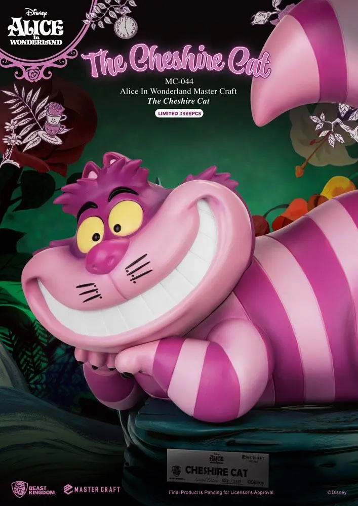 Alice In Wonderland Master Craft The Cheshire Cat szobor figura 36 cm termékfotó