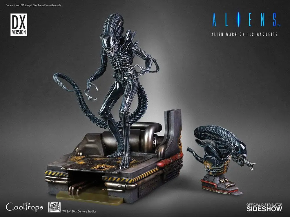 Alien 1/3 Alien Warrior Deluxe szobor figura 74 cm termékfotó