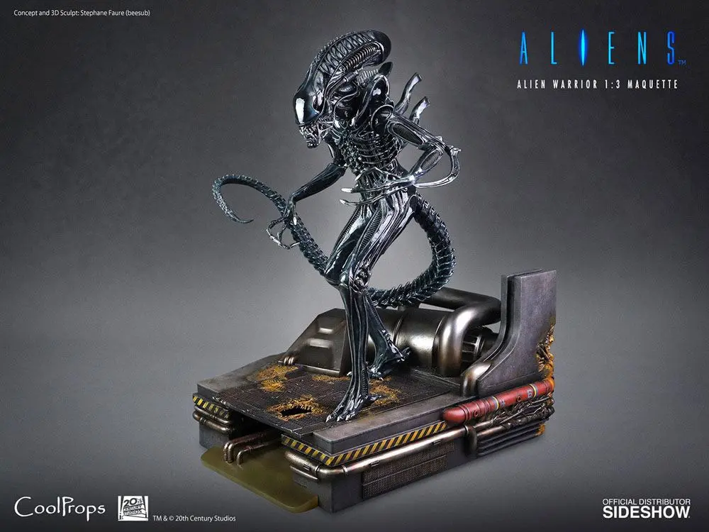 Alien 1/3 Alien Warrior Deluxe szobor figura 74 cm termékfotó