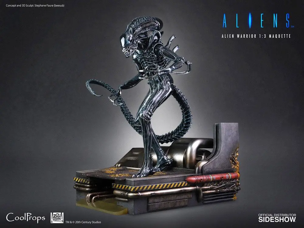 Alien 1/3 Alien Warrior Deluxe szobor figura 74 cm termékfotó